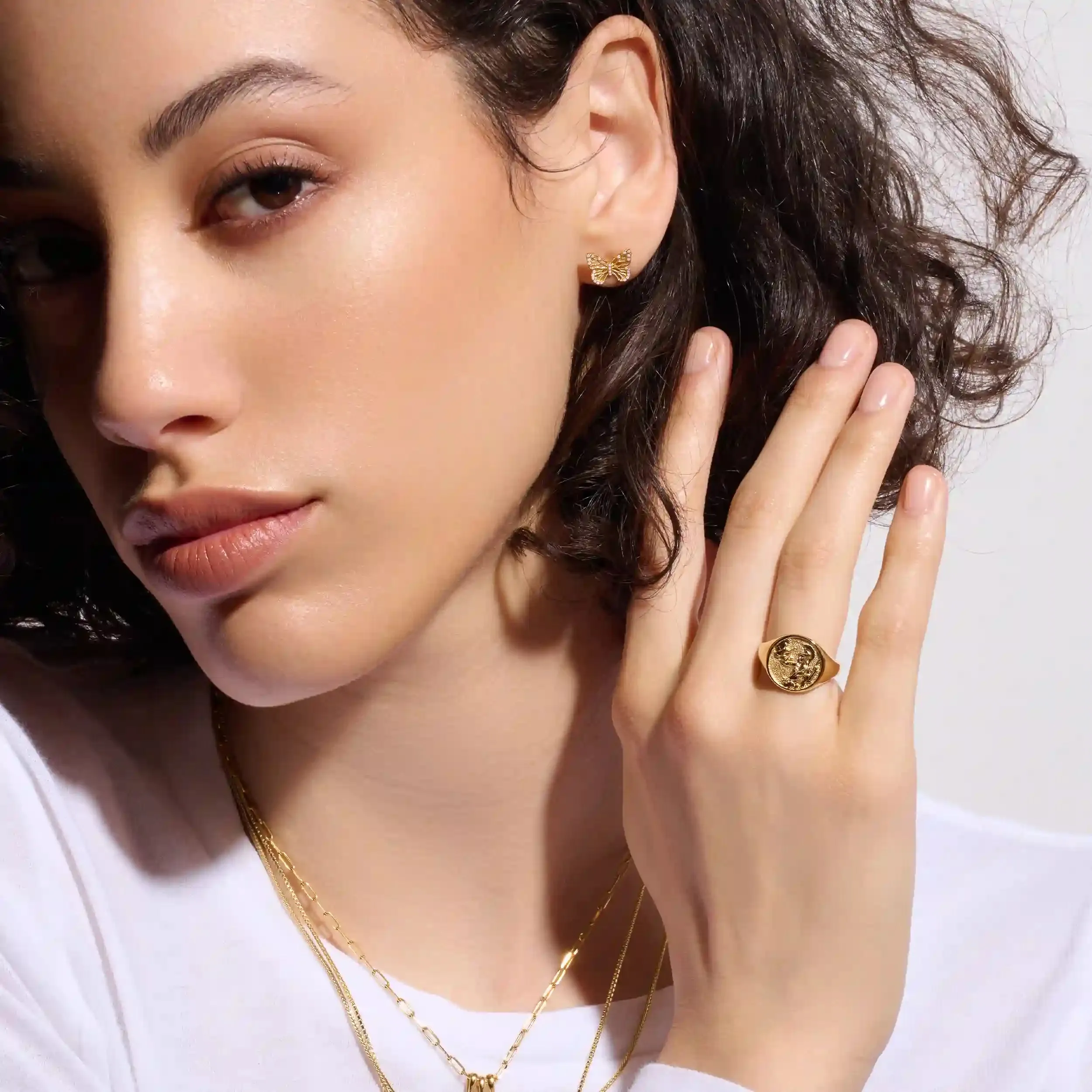 Athena Signet Ring sold by Awe Inspired product image thumbnail 3