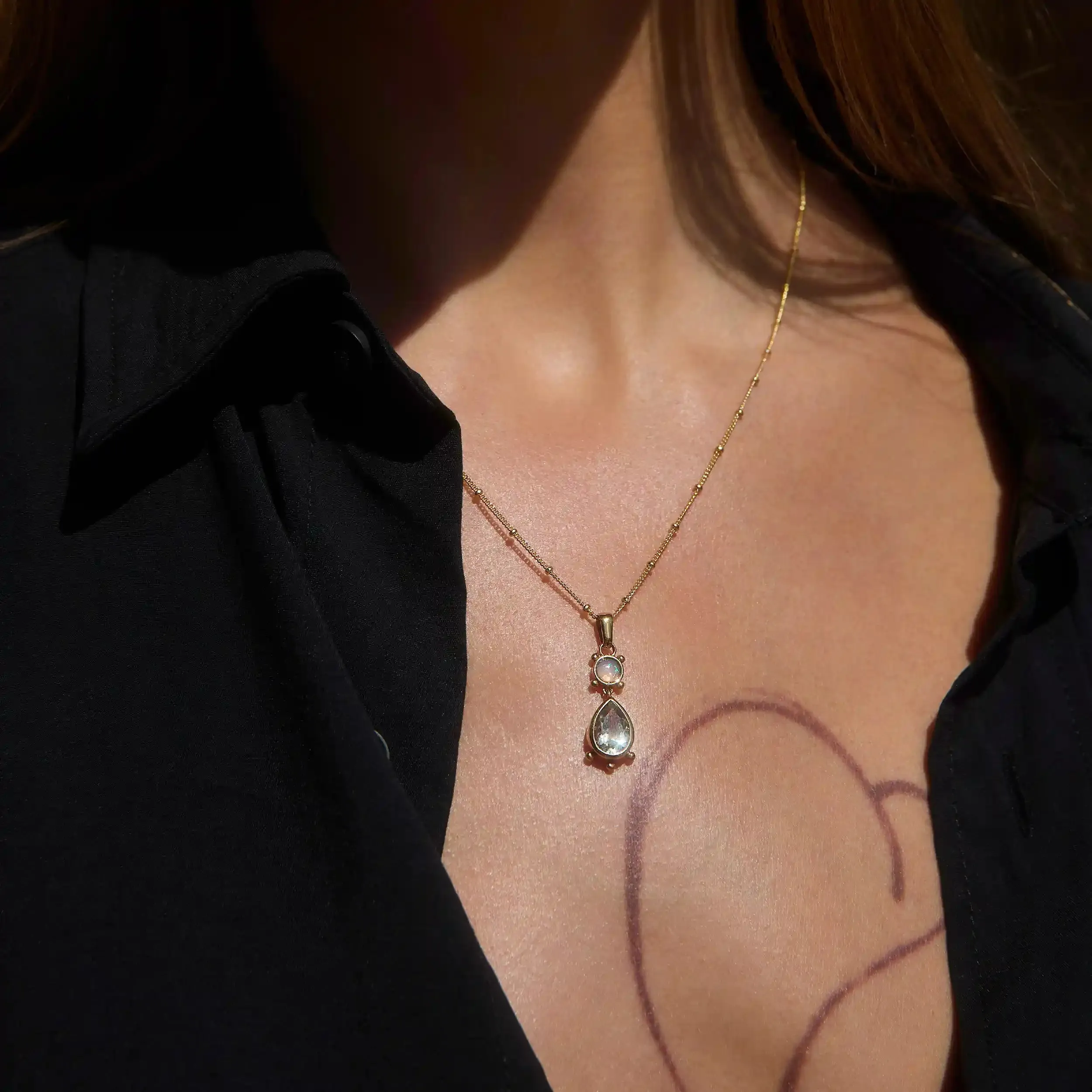 Gemstone Talisman Necklace sold by Awe Inspired product image thumbnail 2