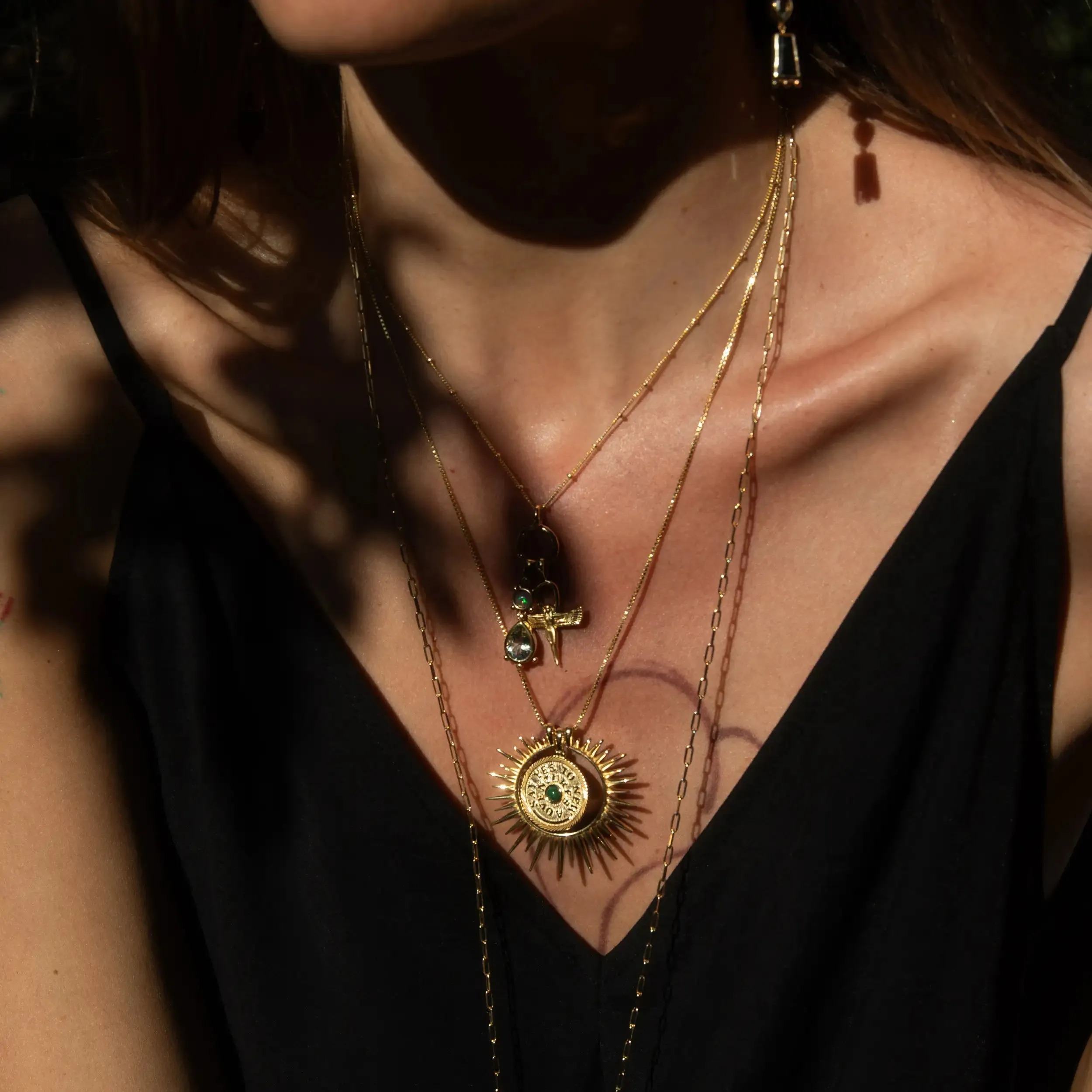 Gemstone Talisman Necklace sold by Awe Inspired product image thumbnail 5