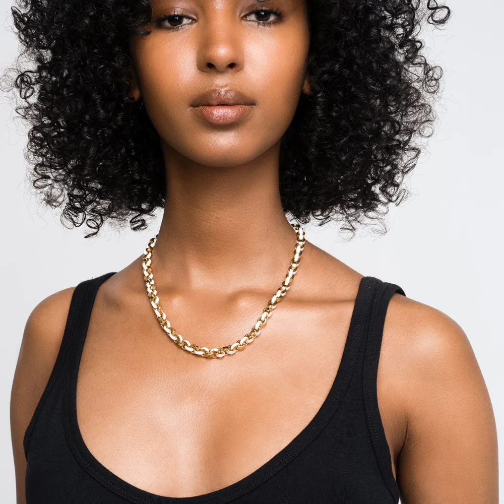 Chunky Colored Enamel Necklace sold by Awe Inspired product image thumbnail 2