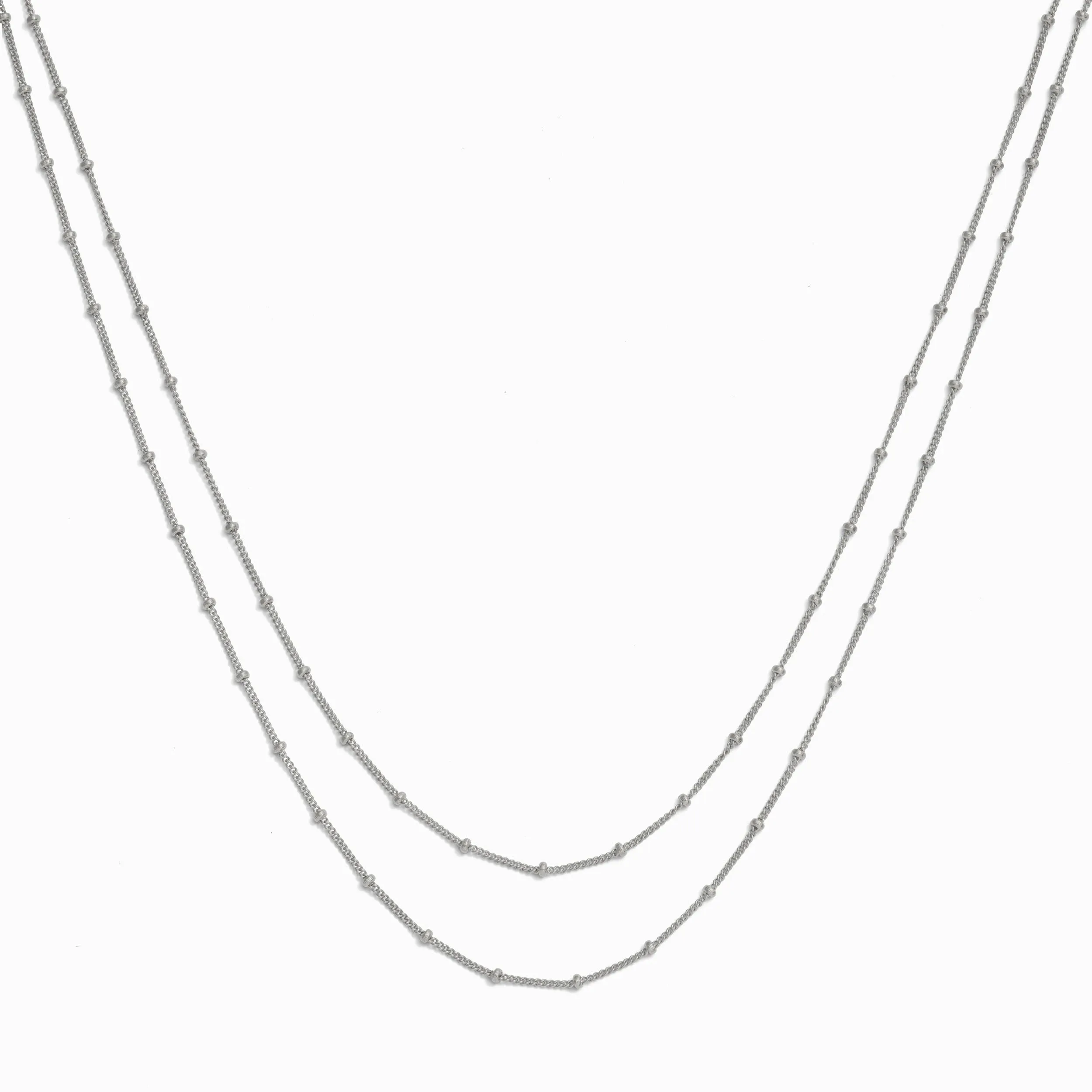 Double Wrap Saturn Necklace sold by Awe Inspired product image thumbnail 4