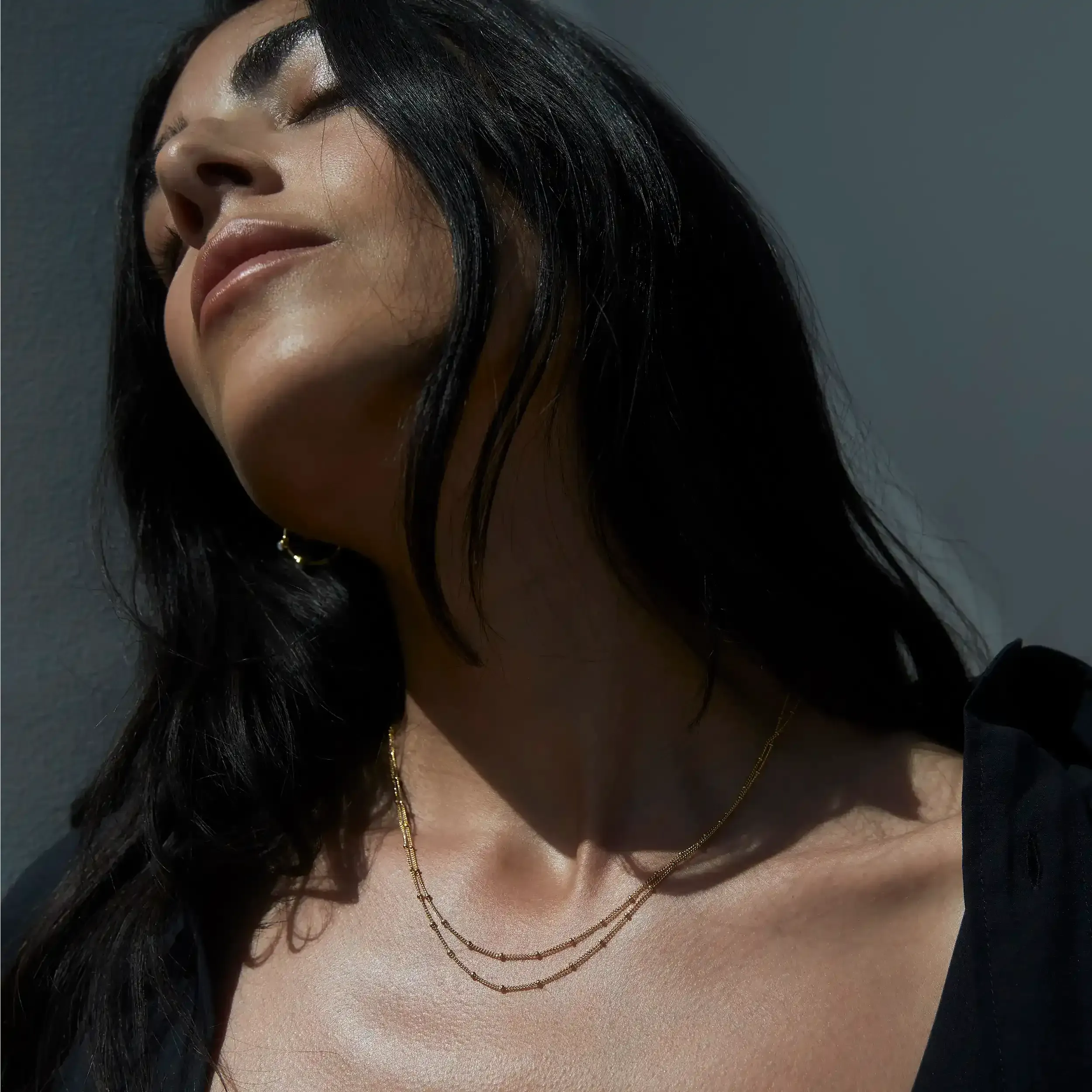 Double Wrap Saturn Necklace sold by Awe Inspired product image thumbnail 2