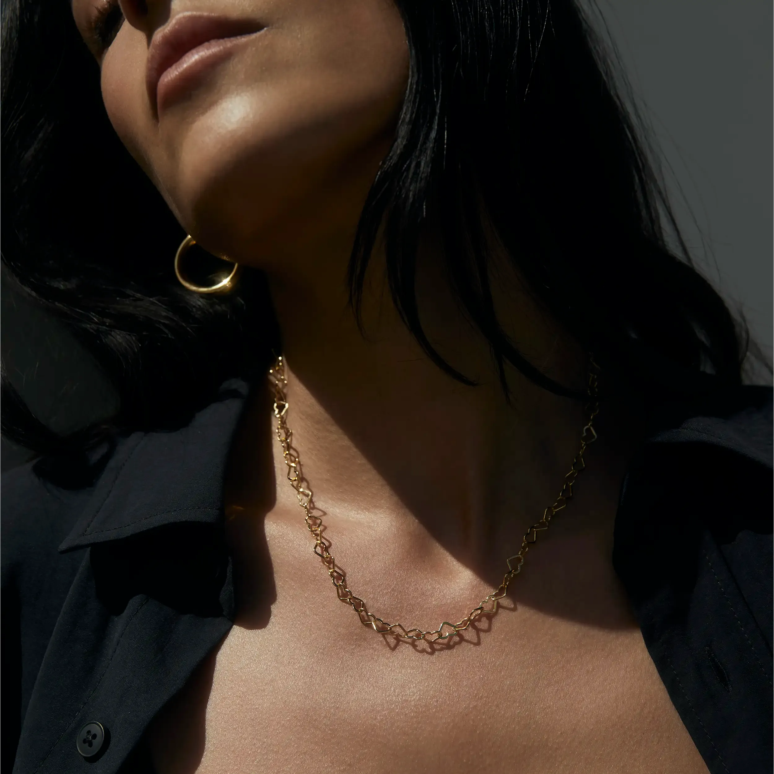 Eternity Heart Chain Necklace sold by Awe Inspired product image thumbnail 5