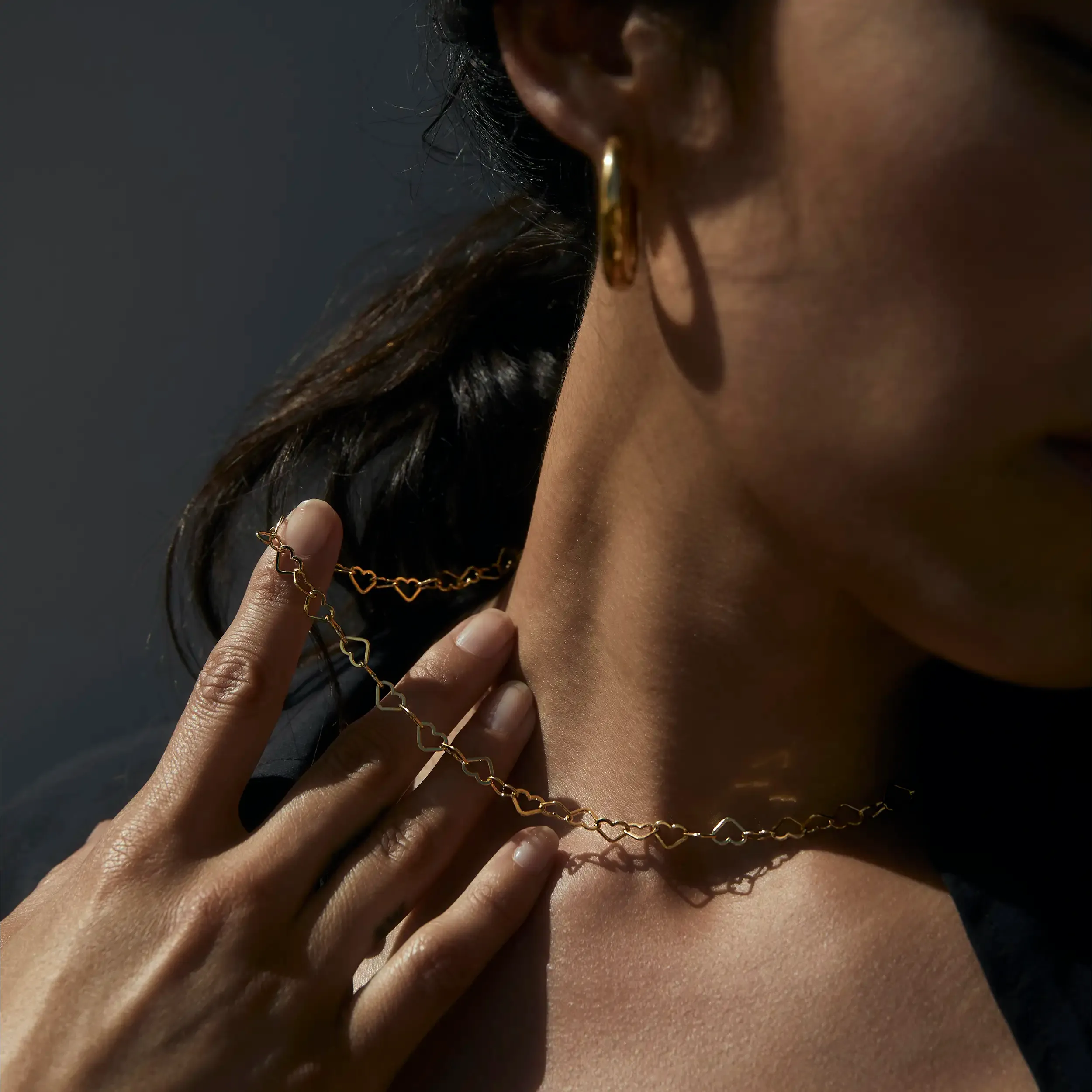 Eternity Heart Chain Necklace sold by Awe Inspired product image thumbnail 2