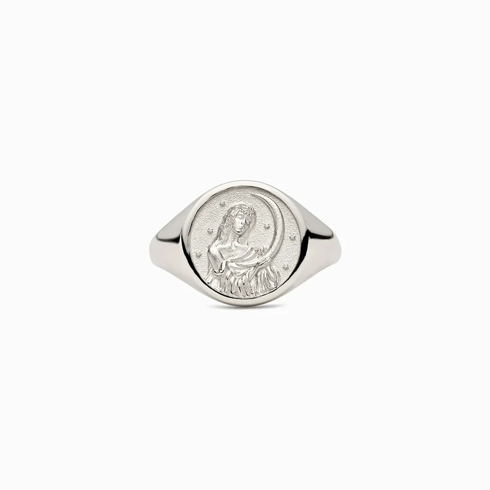 Selene Signet Ring sold by Awe Inspired product image thumbnail 5