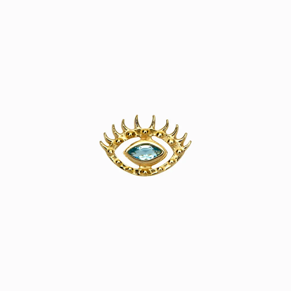 Evil Eye Stud Earring sold by Awe Inspired product image thumbnail 4