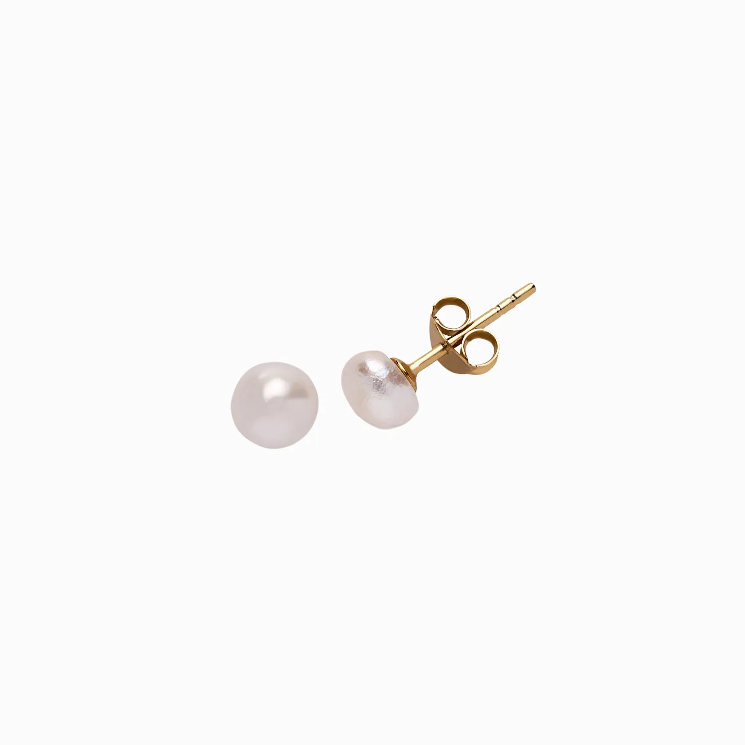 Freshwater Pearl Studs sold by Awe Inspired