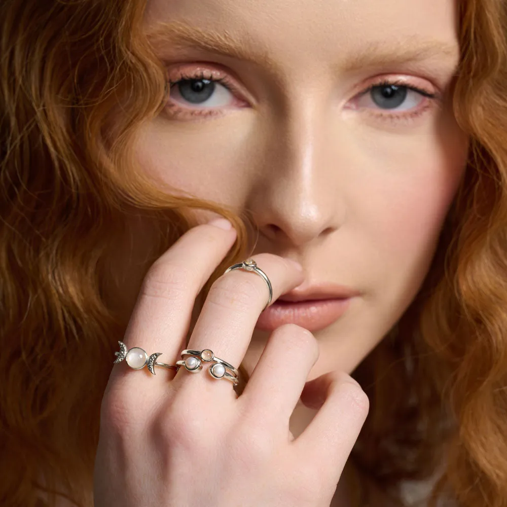 Mini Triple Moon Ring sold by Awe Inspired product image thumbnail 2