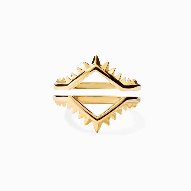 Spike Stacking Rings sold by Awe Inspired