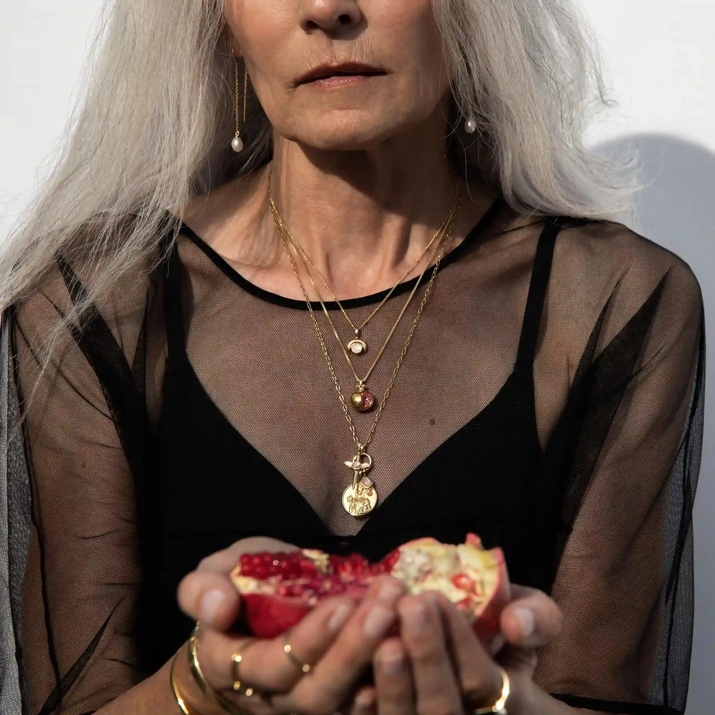 Pomegranate Necklace sold by Awe Inspired product image thumbnail 3