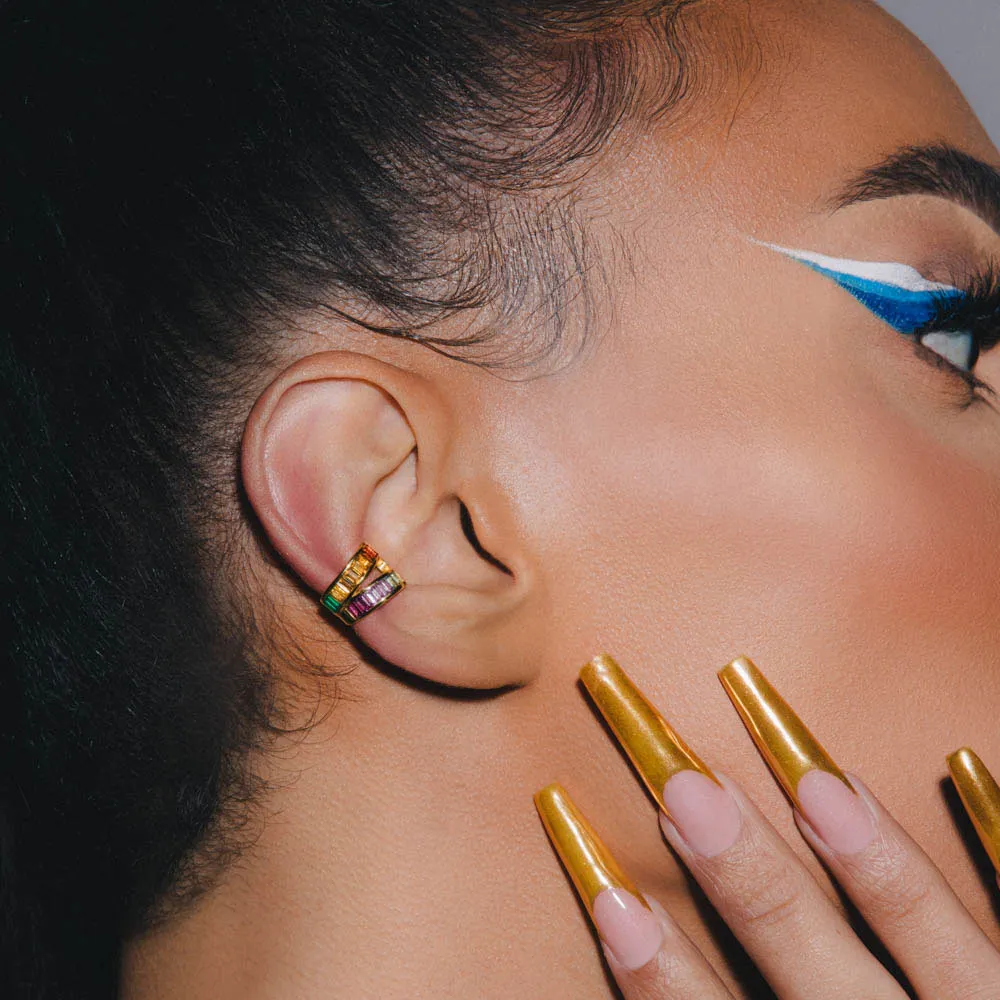 Rainbow Ear Cuff sold by Awe Inspired product image thumbnail 2