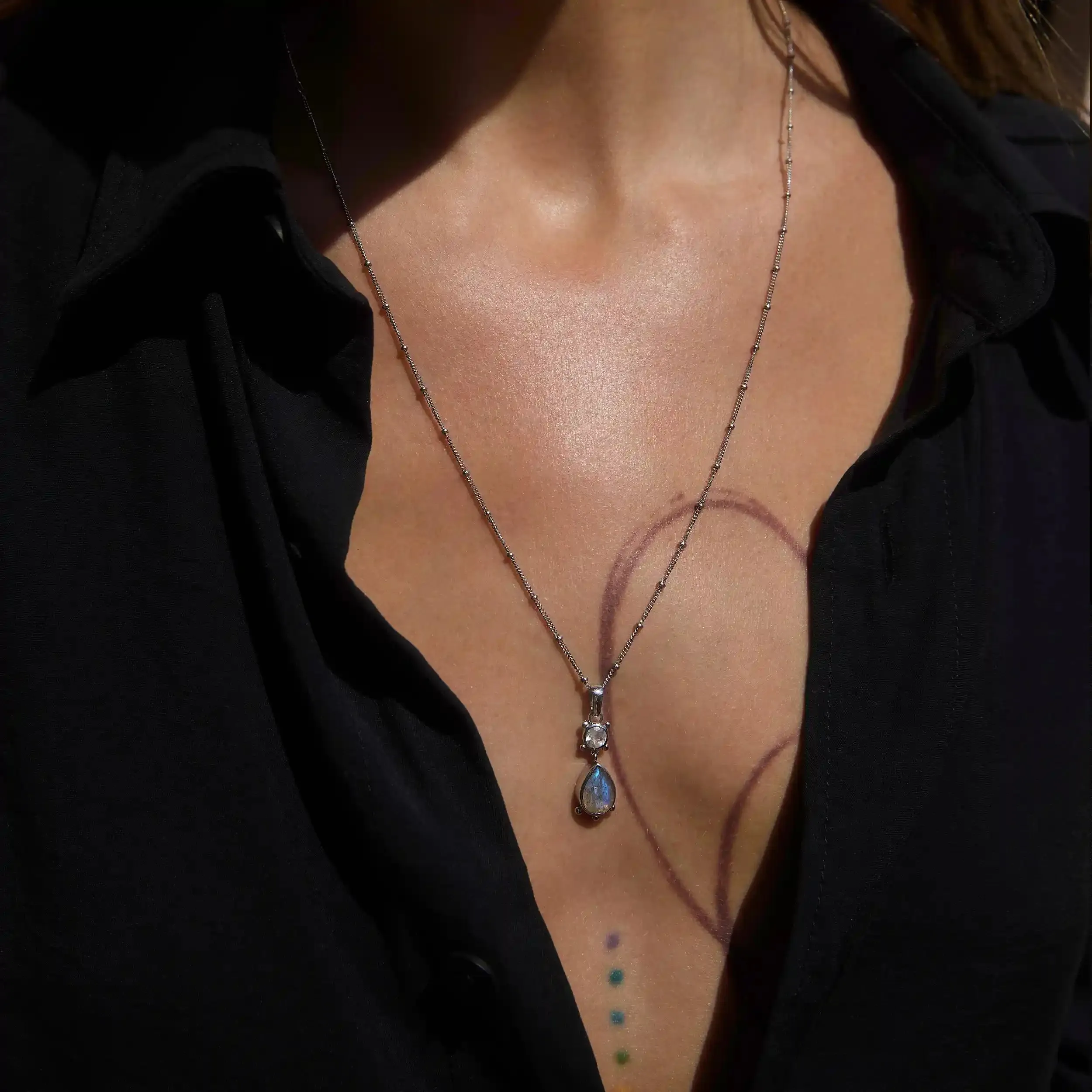 Gemstone Talisman Necklace sold by Awe Inspired product image thumbnail 2