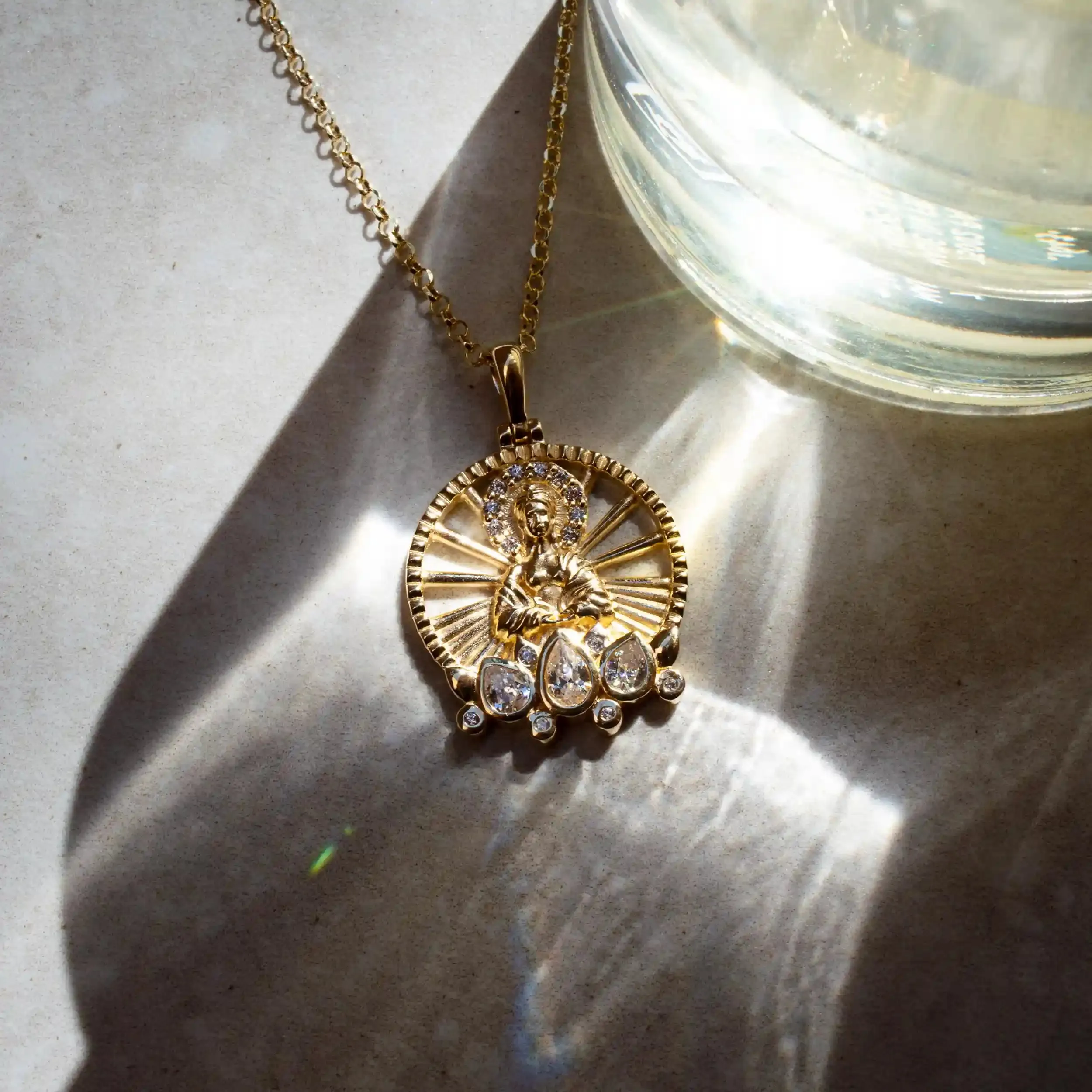 Lady Buddha Pendant sold by Awe Inspired product image thumbnail 4