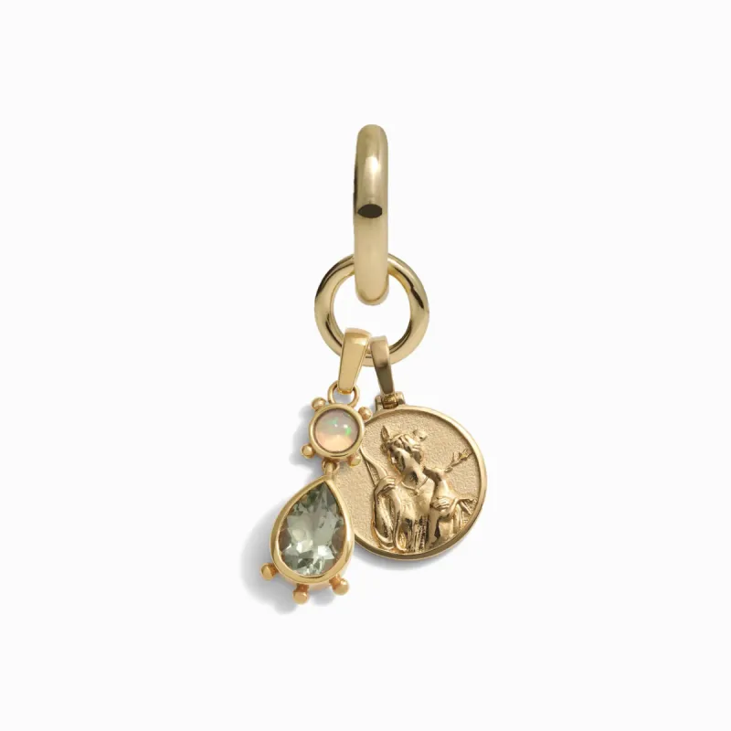 Wild Goddess Single Charm Earring sold by Awe Inspired