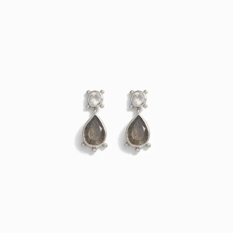 Gemstone Talisman Studs sold by Awe Inspired