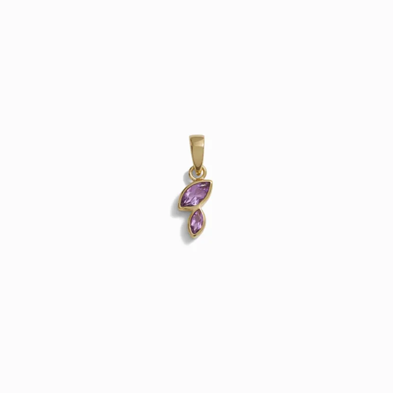 Double Marquise Amethyst Amulet sold by Awe Inspired