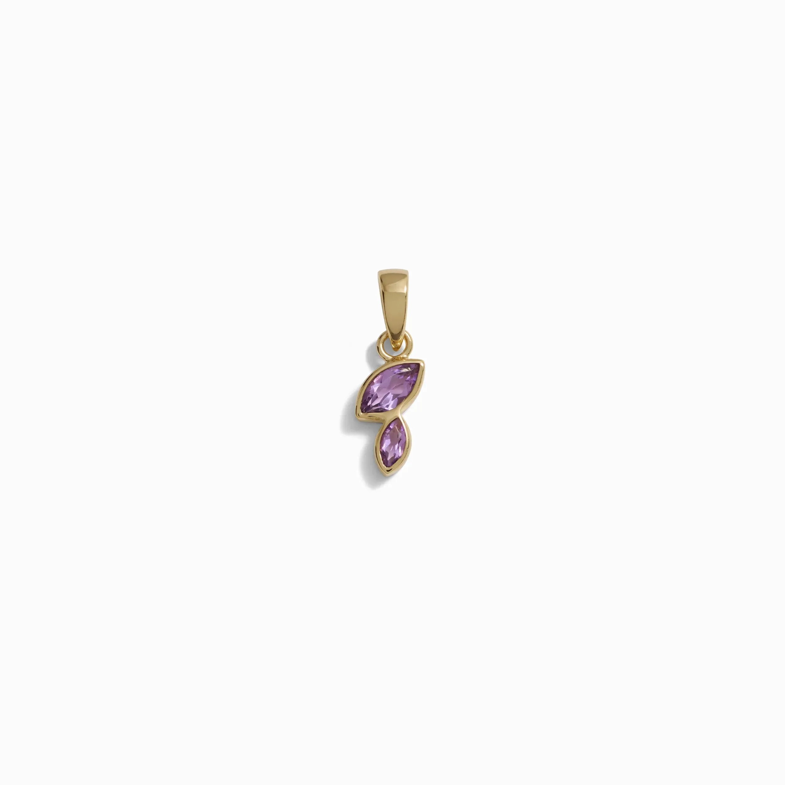 Double Marquise Amethyst Amulet sold by Awe Inspired