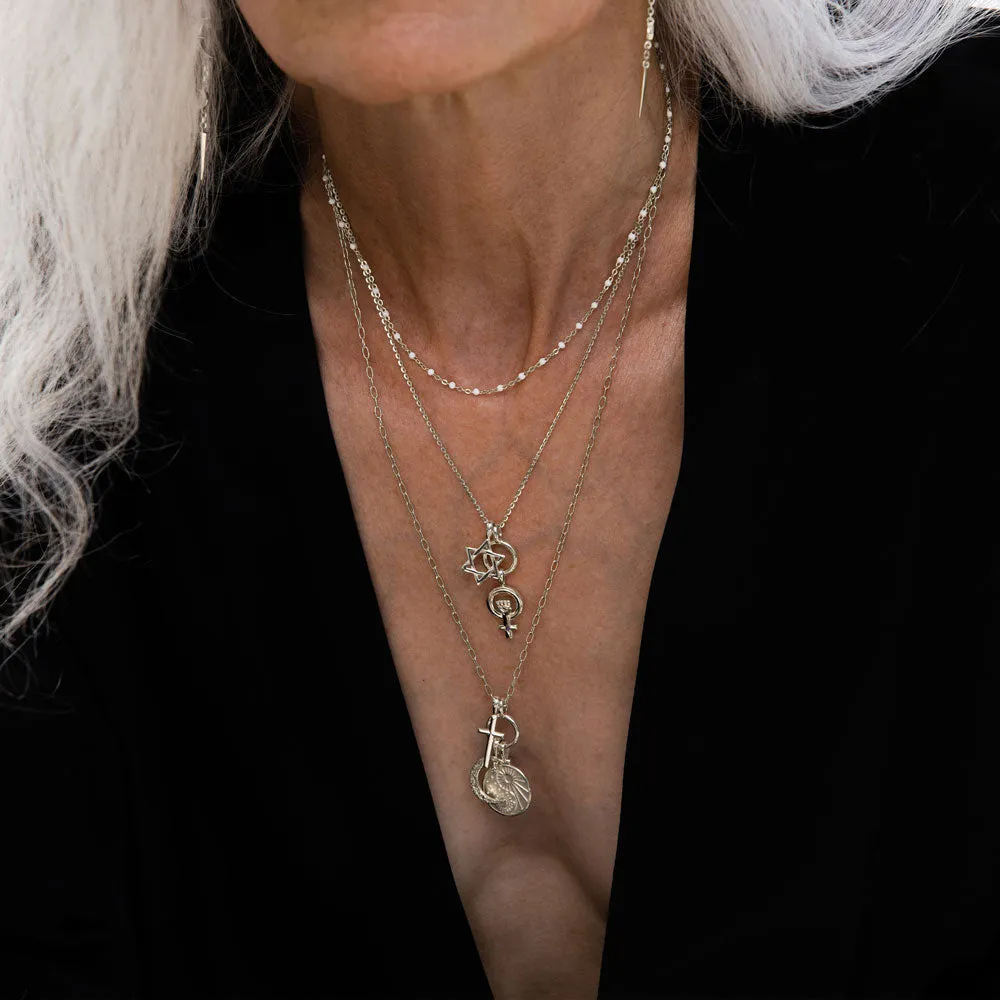 Star of David Necklace sold by Awe Inspired product image thumbnail 3