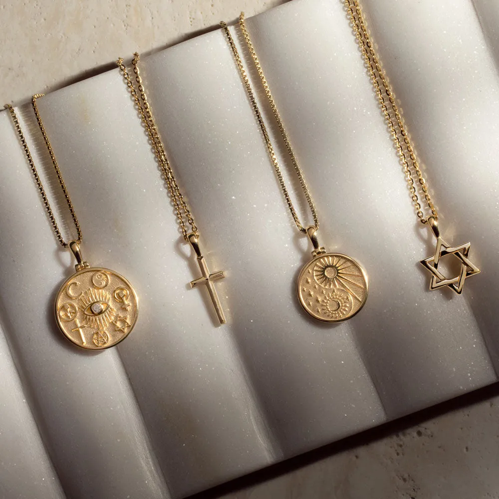 Star of David Necklace sold by Awe Inspired product image thumbnail 4