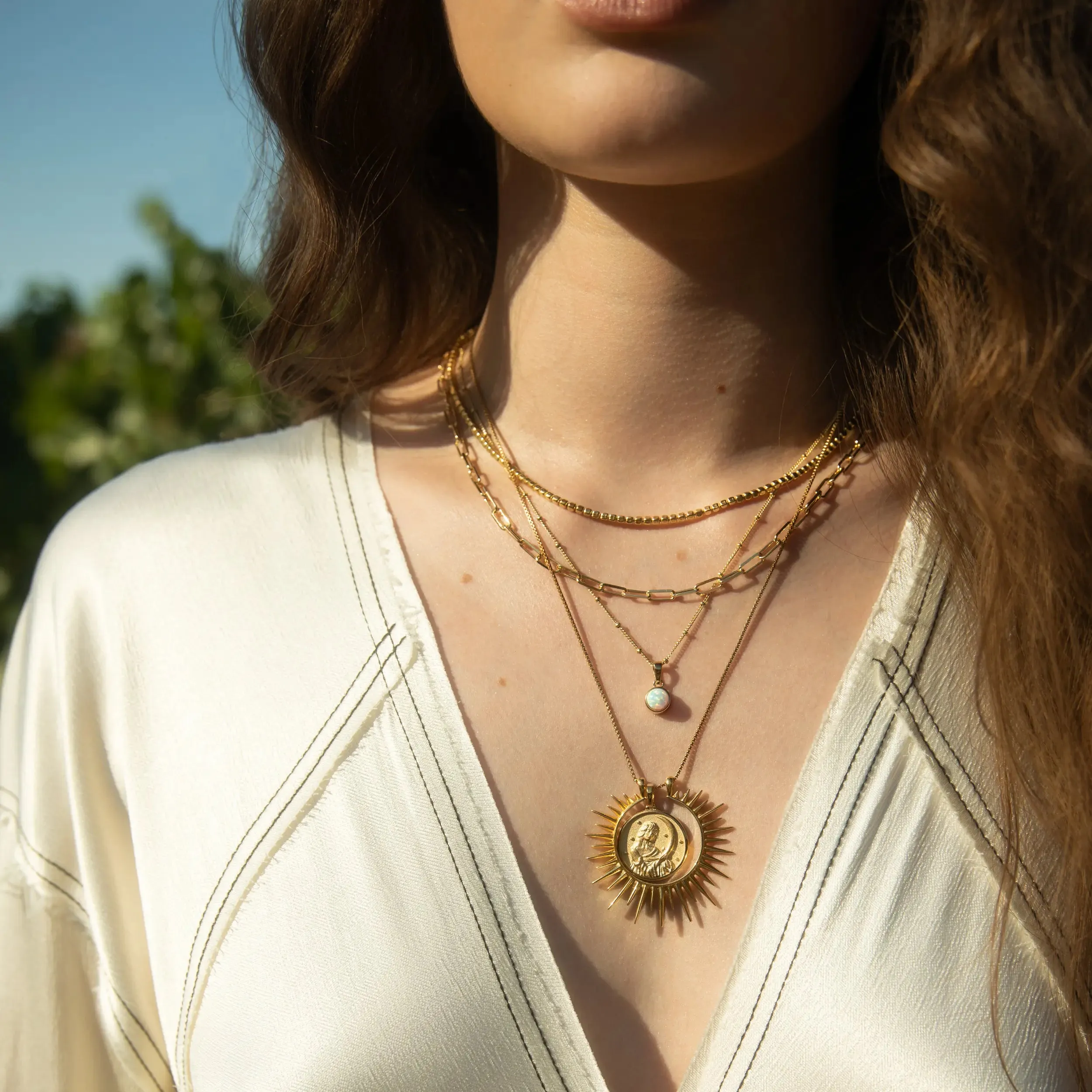 Archive Selene's Cosmic Rays Necklace Set sold by Awe Inspired product image thumbnail 2