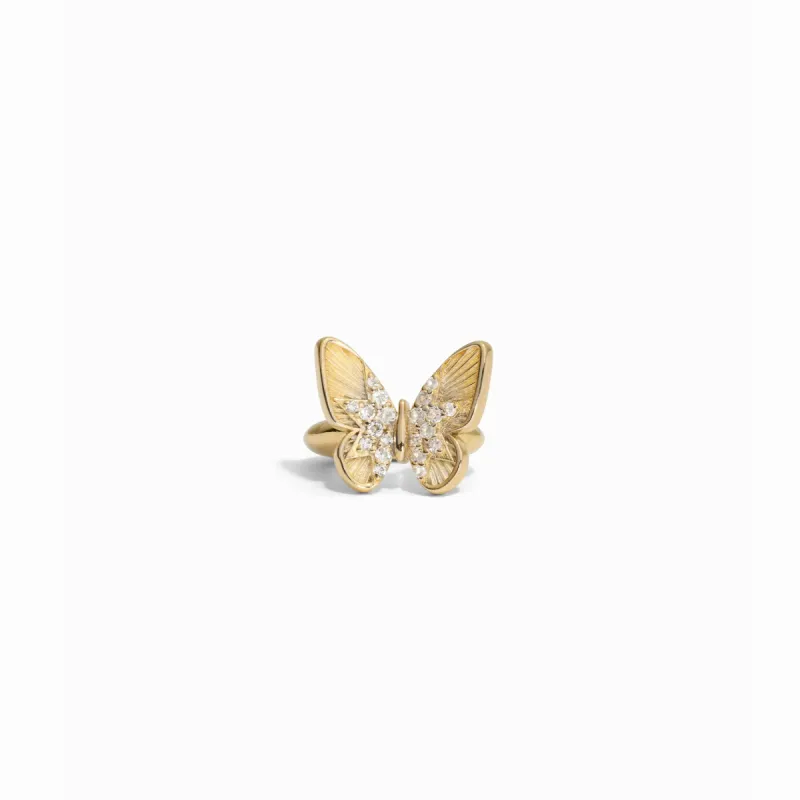 Pavé Butterfly Ear Cuff sold by Awe Inspired