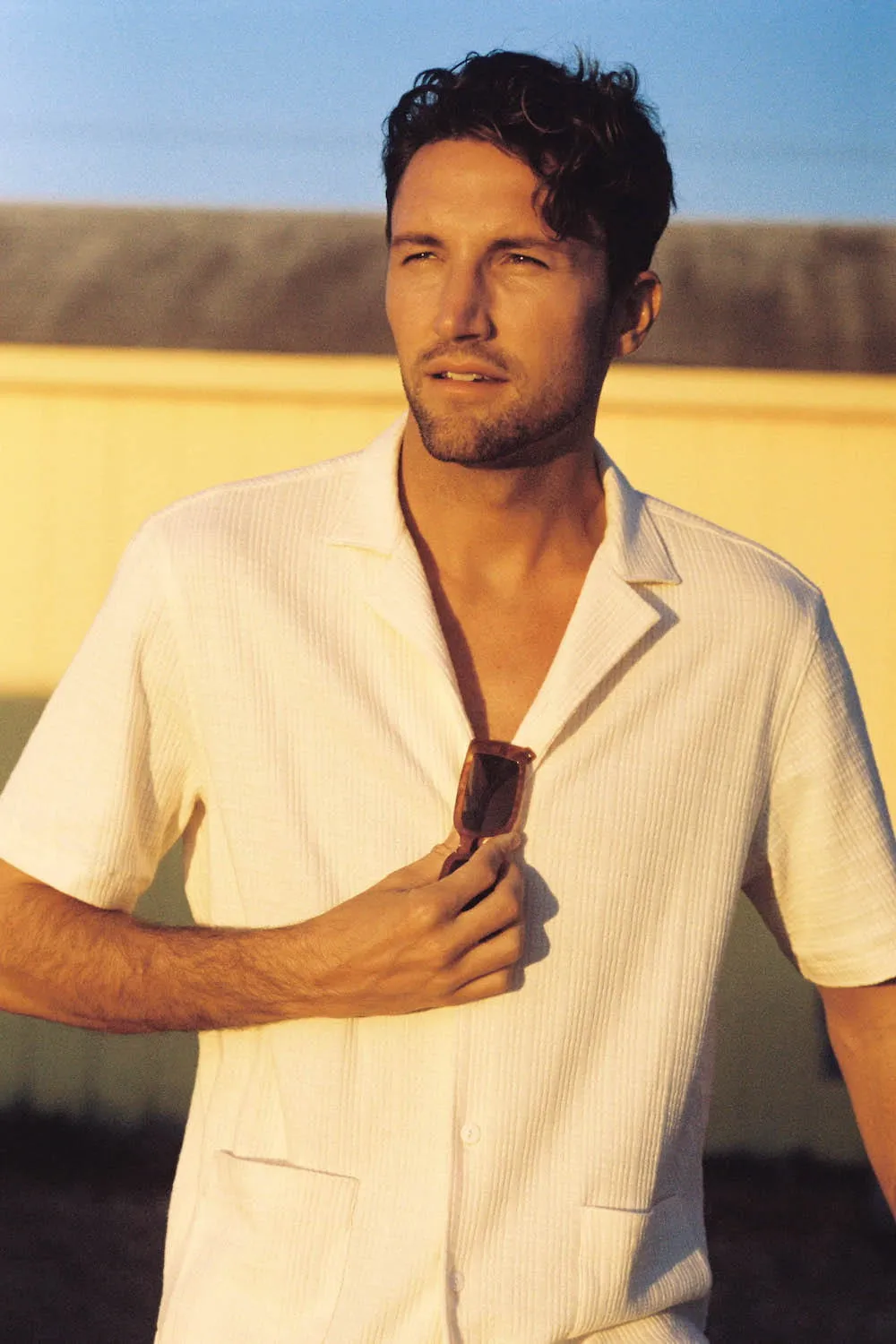 Logan Knit Camp Shirt sold by Daise product image thumbnail 3