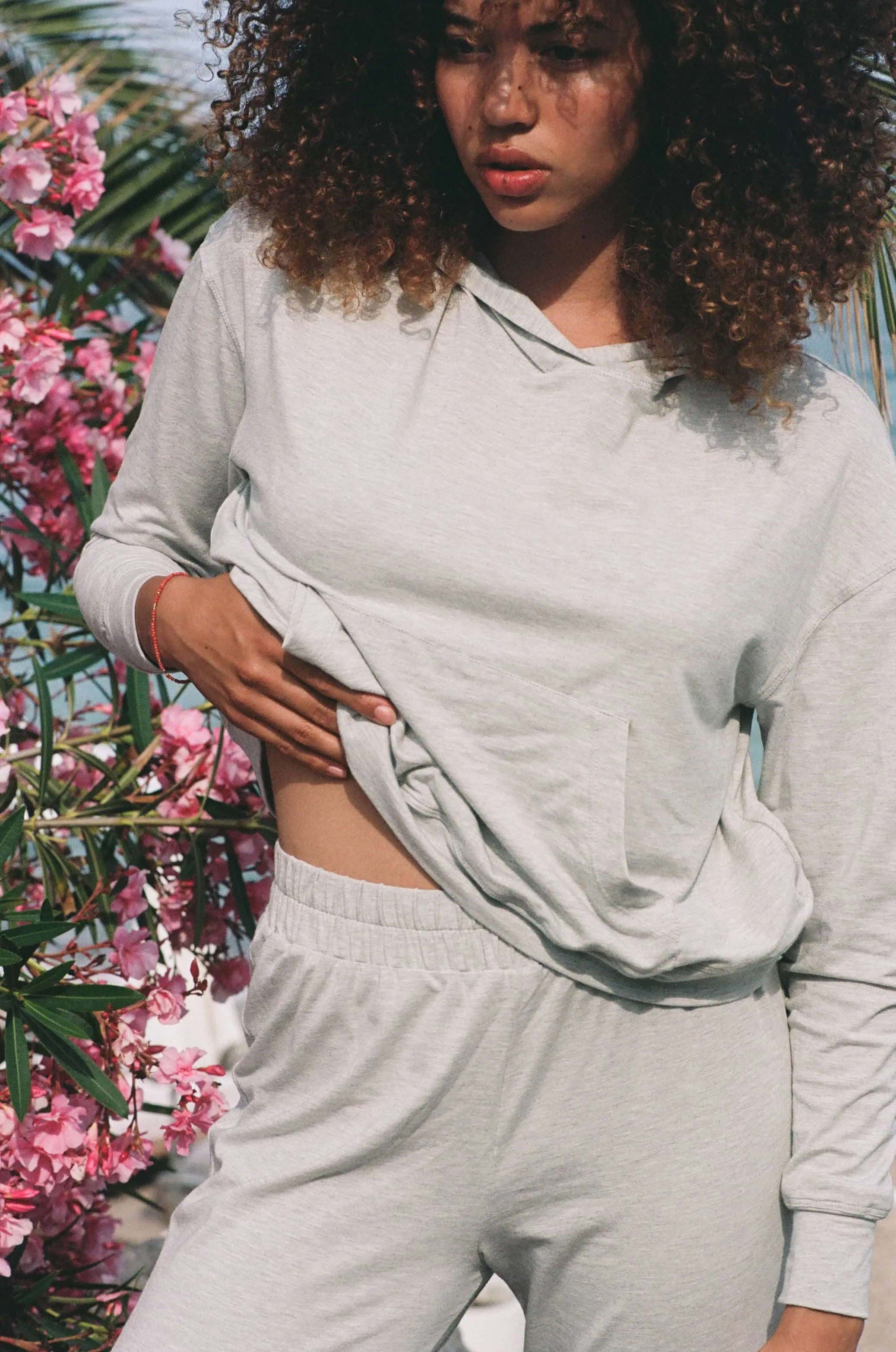 Cropped Sun Hoodie sold by Daise product image thumbnail 4