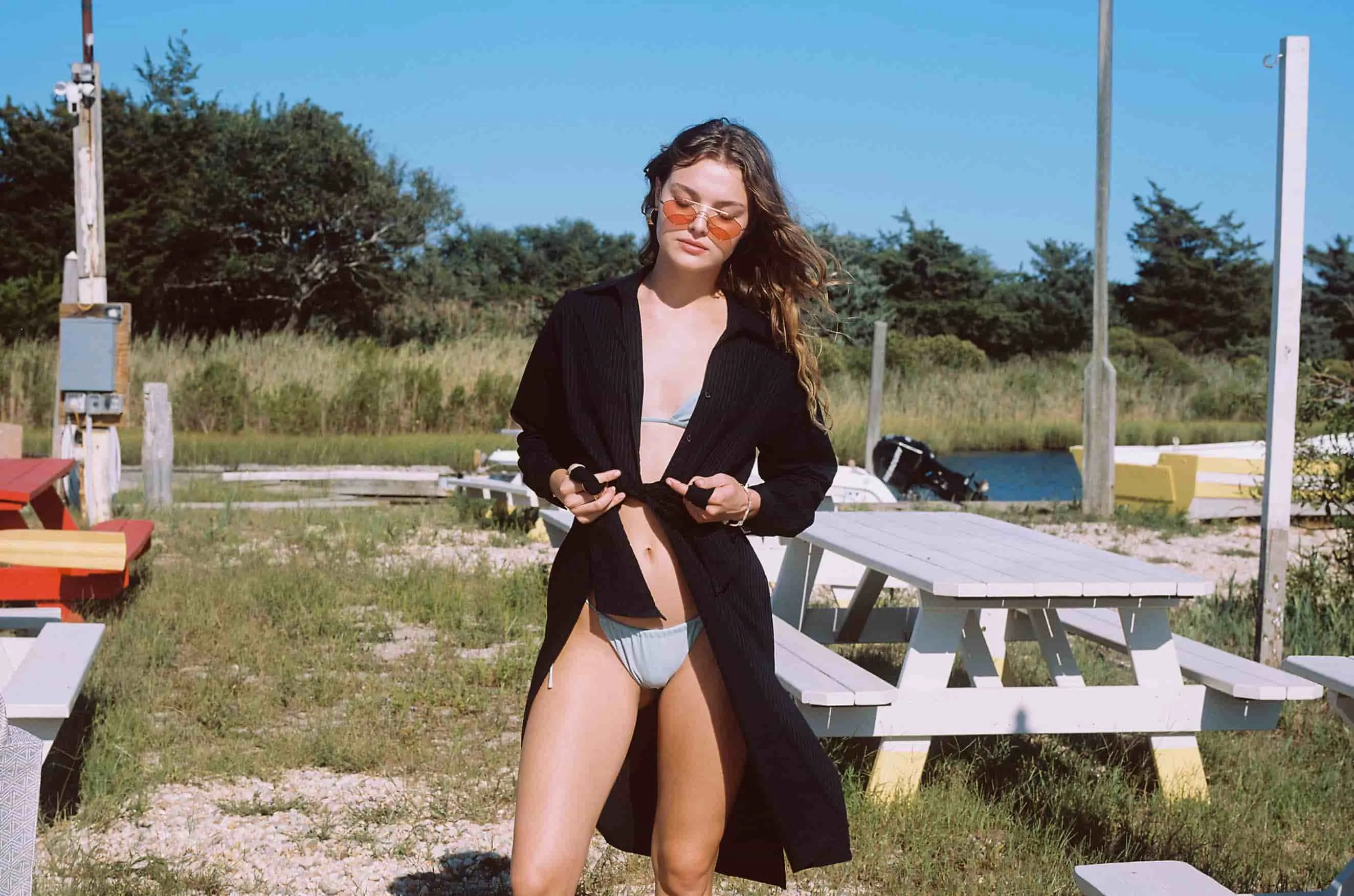 Leo Tie Cover Up - Black sold by Daise product image thumbnail 2