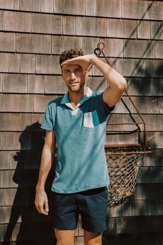 Wyatt Terry Polo - Bluestone sold by Daise