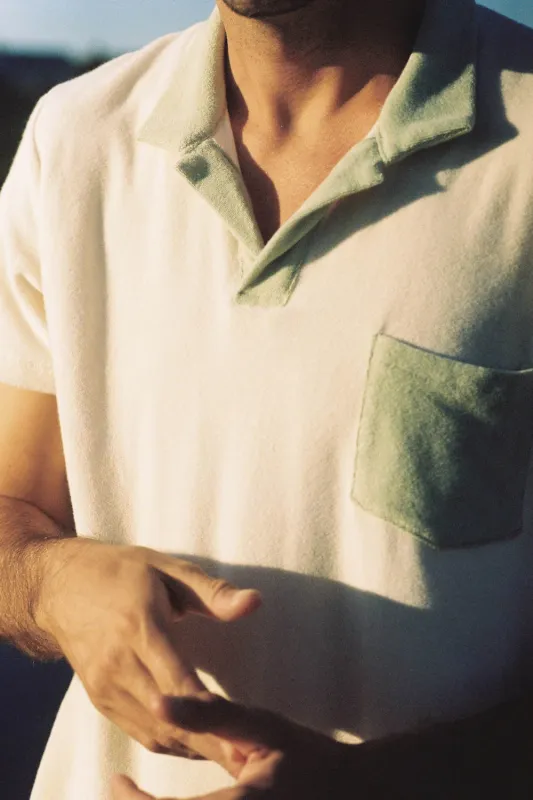 Wyatt Terry Polo - Natural sold by Daise