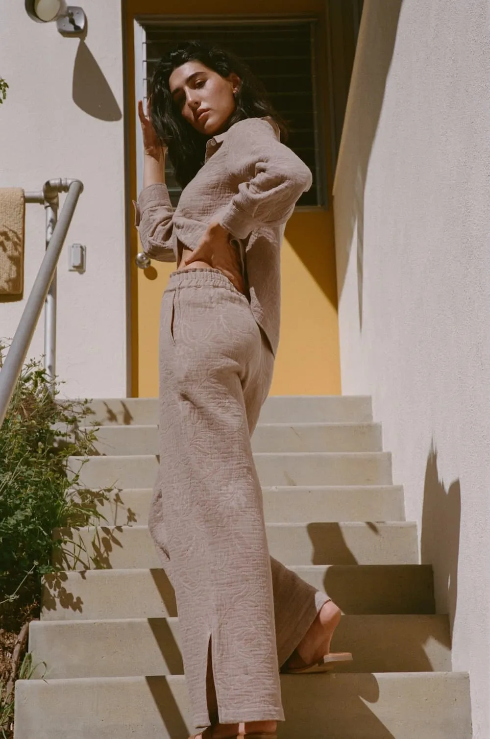 Floral Wide Leg Pants sold by Daise product image thumbnail 4