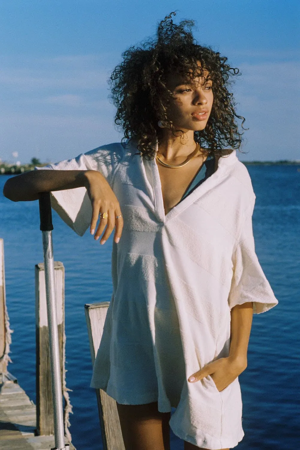 Seaside Terry Cover Up sold by Daise product image thumbnail 2