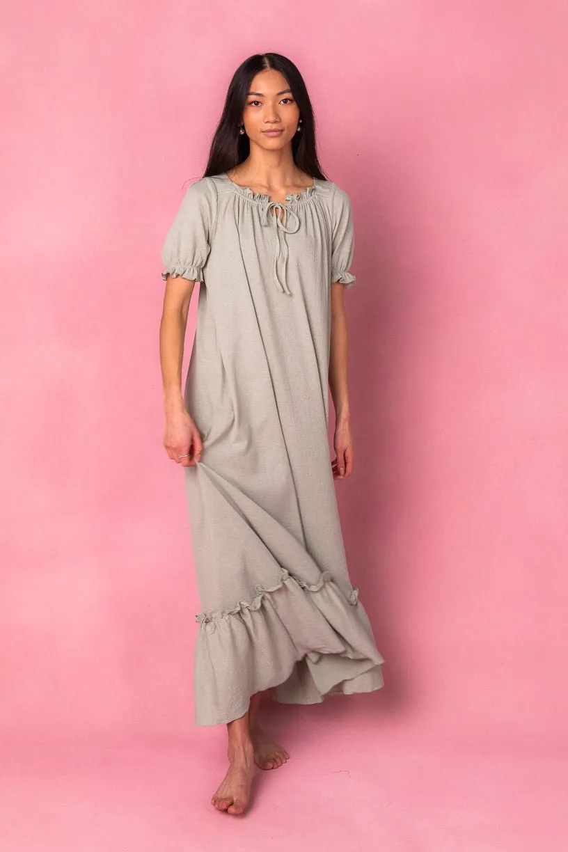 Petra Short Sleeve Dress in Green - FINAL SALE sold by Ivy City Co product image thumbnail 3