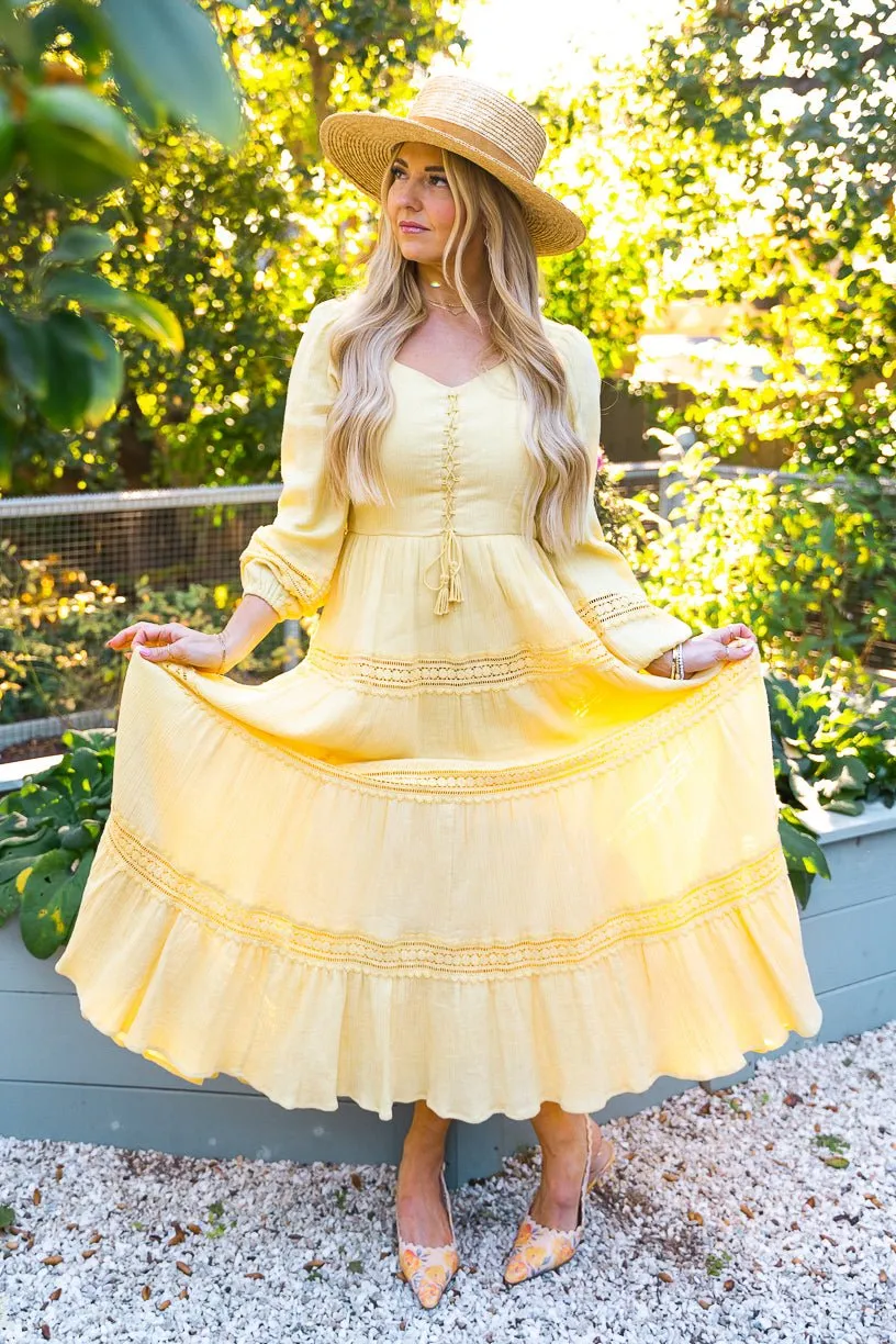 Joella Dress in Yellow - FINAL SALE sold by Ivy City Co product image thumbnail 2