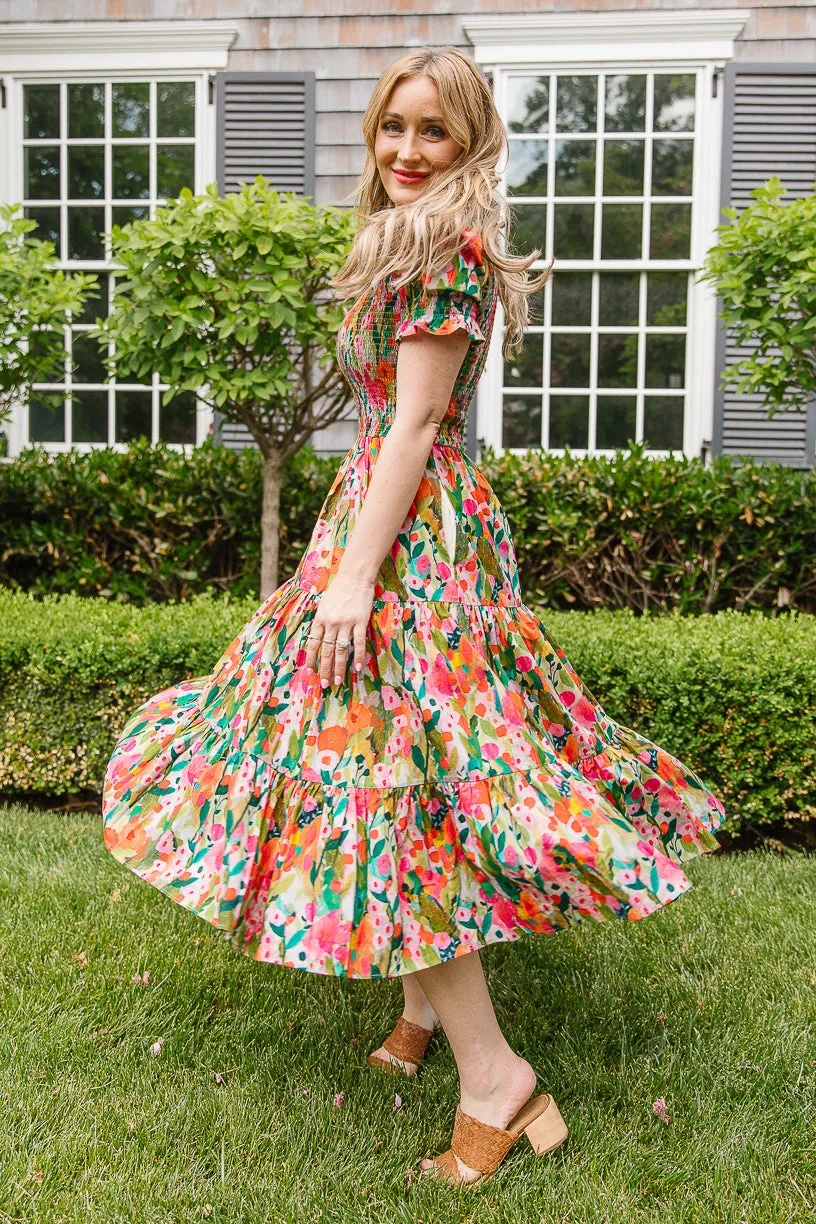 Delia Dress in Multicolor Floral - FINAL SALE sold by Ivy City Co product image thumbnail 5