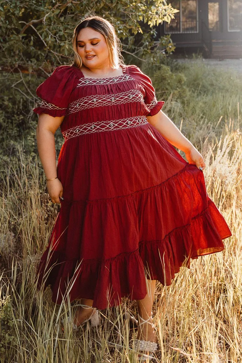 Liesl Midi Dress in Red - FINAL SALE sold by Ivy City Co product image thumbnail 2