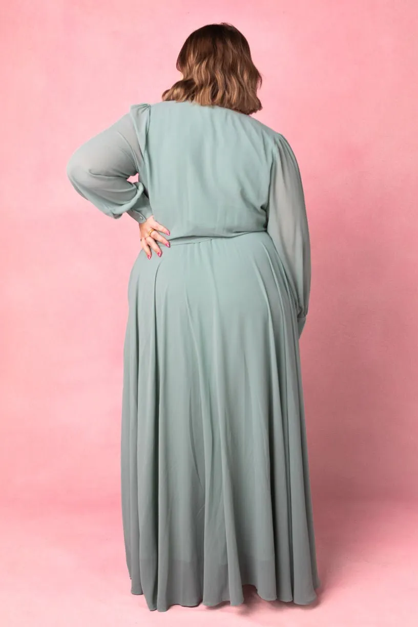 Andie Dress in Sage sold by Ivy City Co product image thumbnail 5