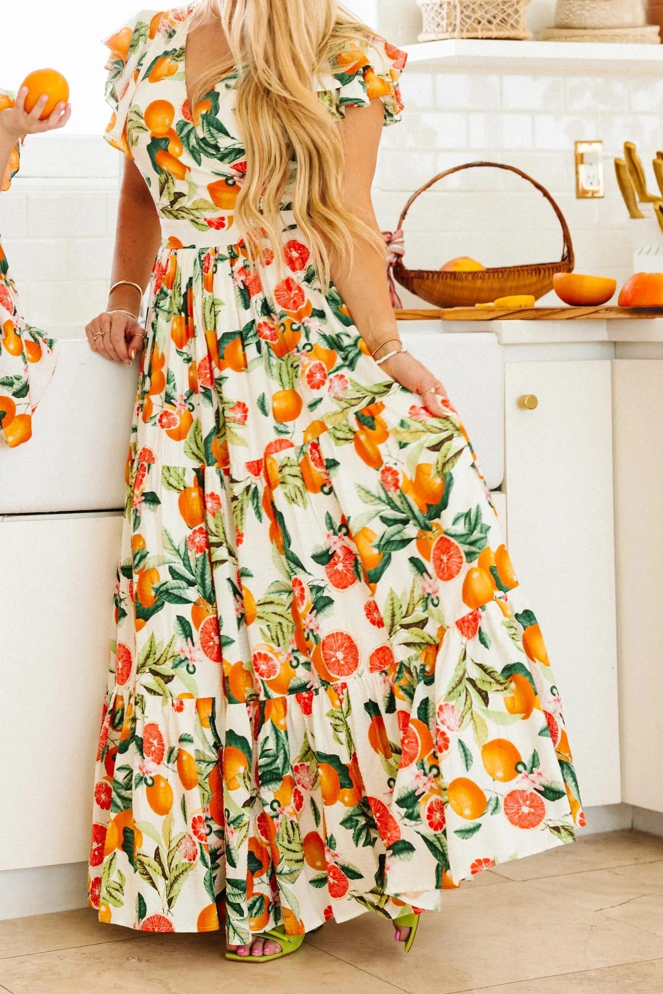 Trixie Dress in Citrus sold by Ivy City Co product image thumbnail 4