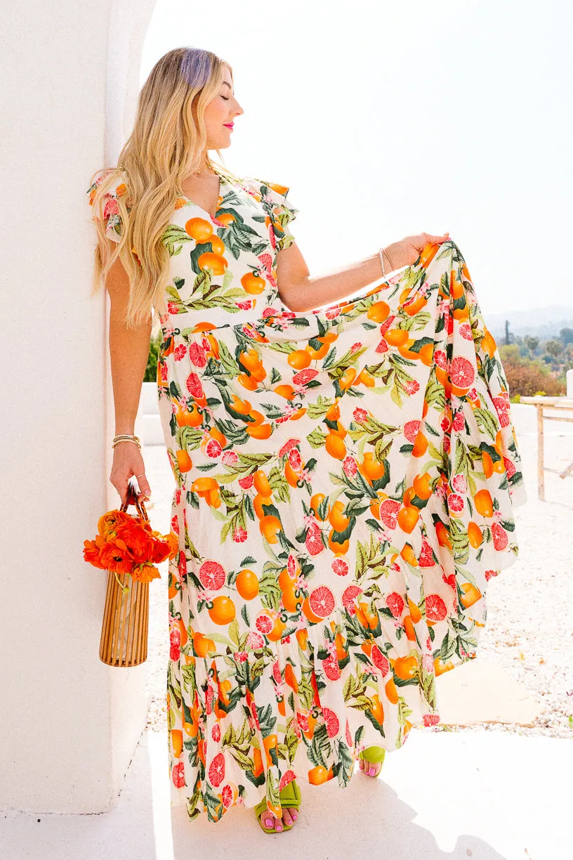 Trixie Dress in Citrus sold by Ivy City Co product image thumbnail 5