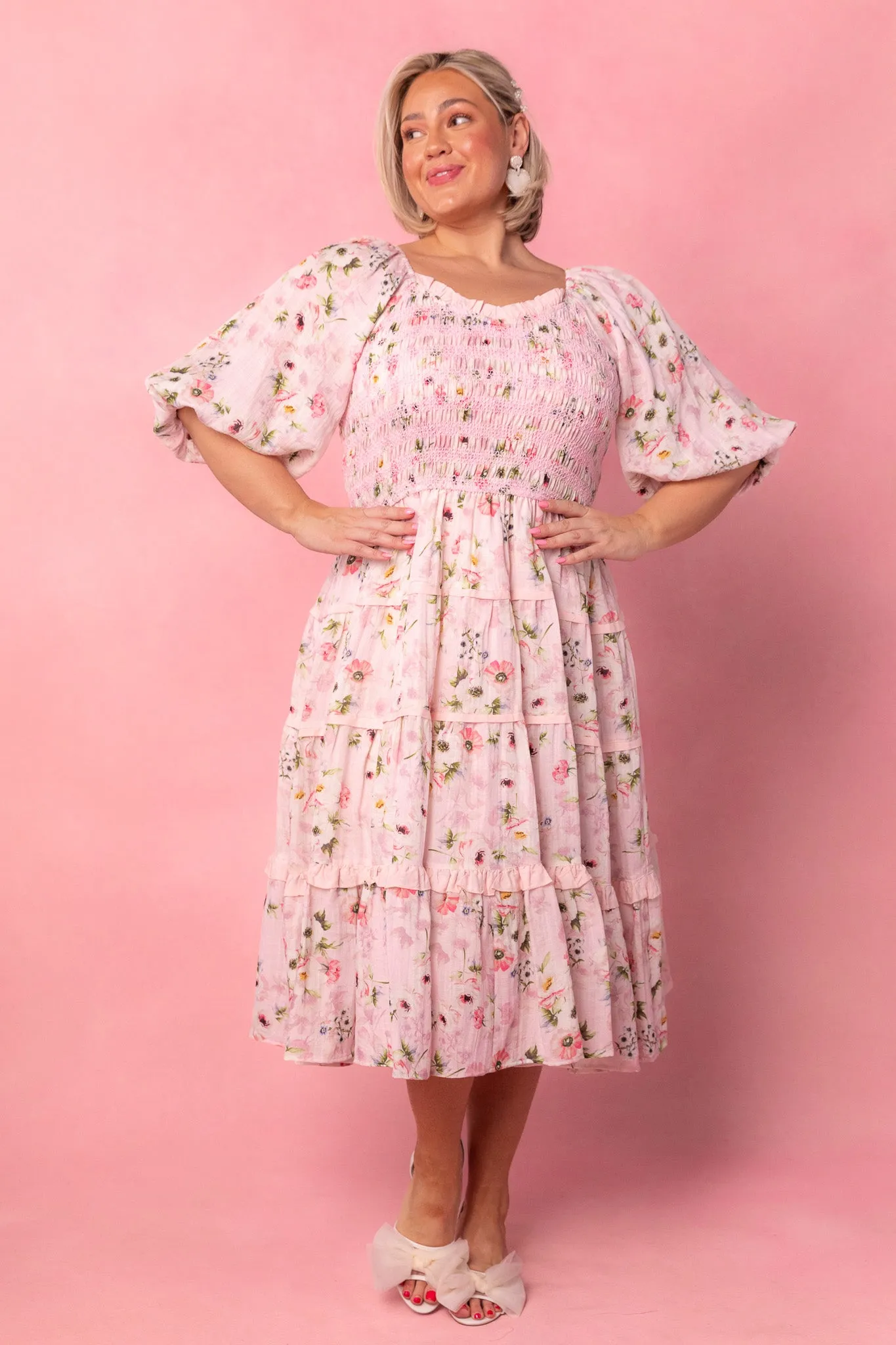 Roselyn Dress in Pink - FINAL SALE sold by Ivy City Co product image thumbnail 5