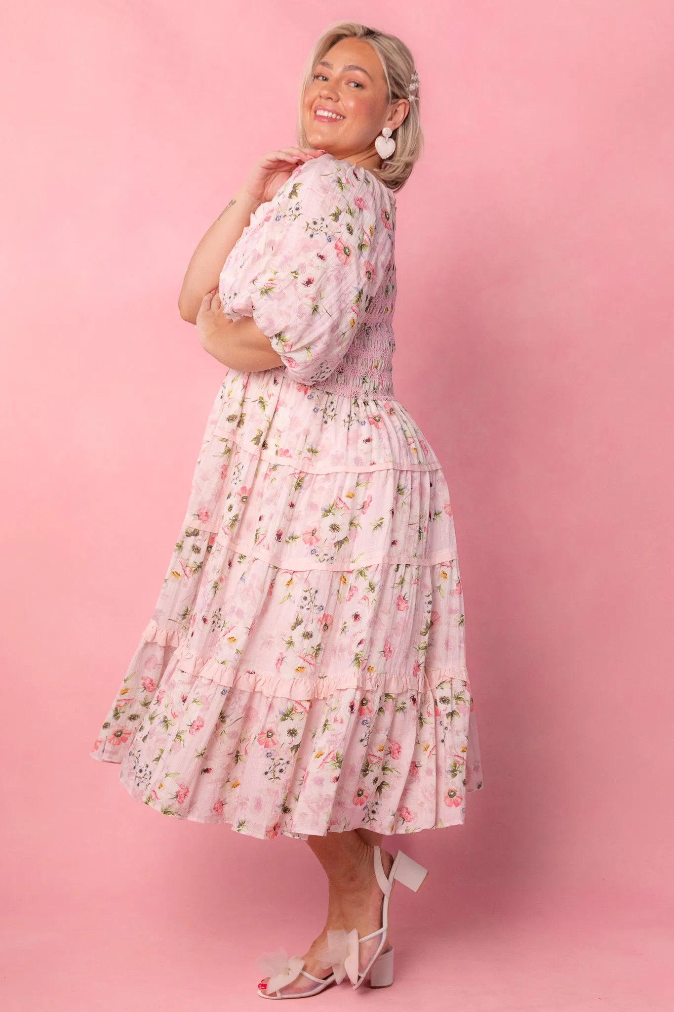 Roselyn Dress in Pink - FINAL SALE sold by Ivy City Co product image thumbnail 4