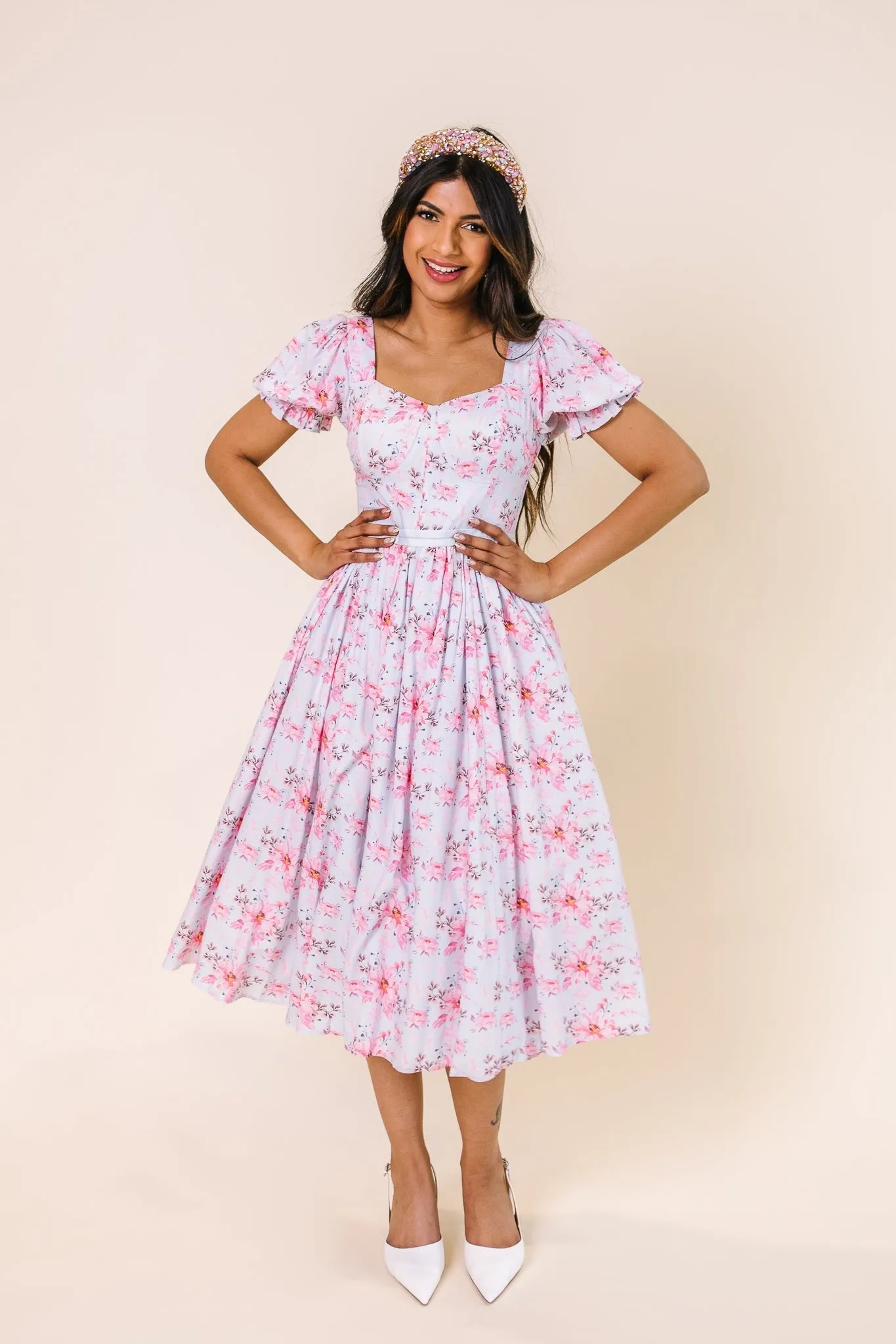 Ballerina Dress in Pink Blossom - FINAL SALE sold by Ivy City Co product image thumbnail 5