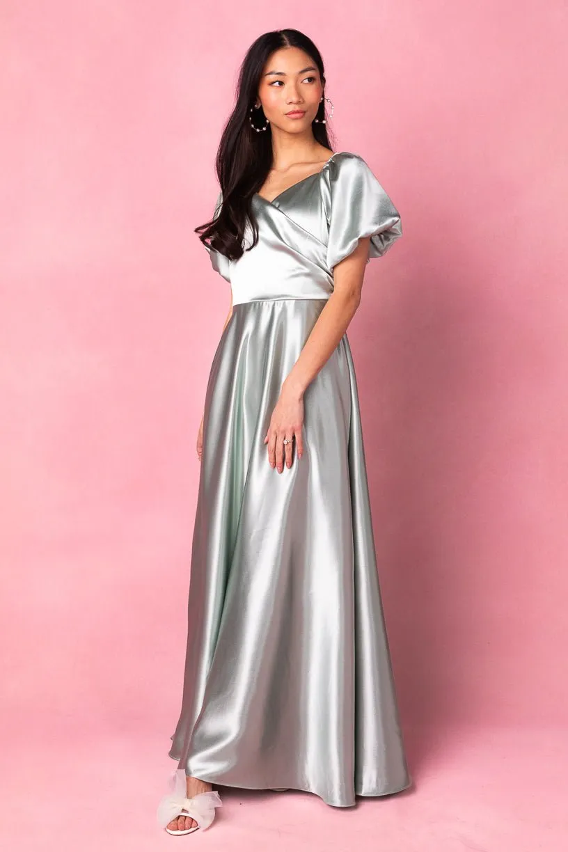 Tessie Dress in Sage sold by Ivy City Co