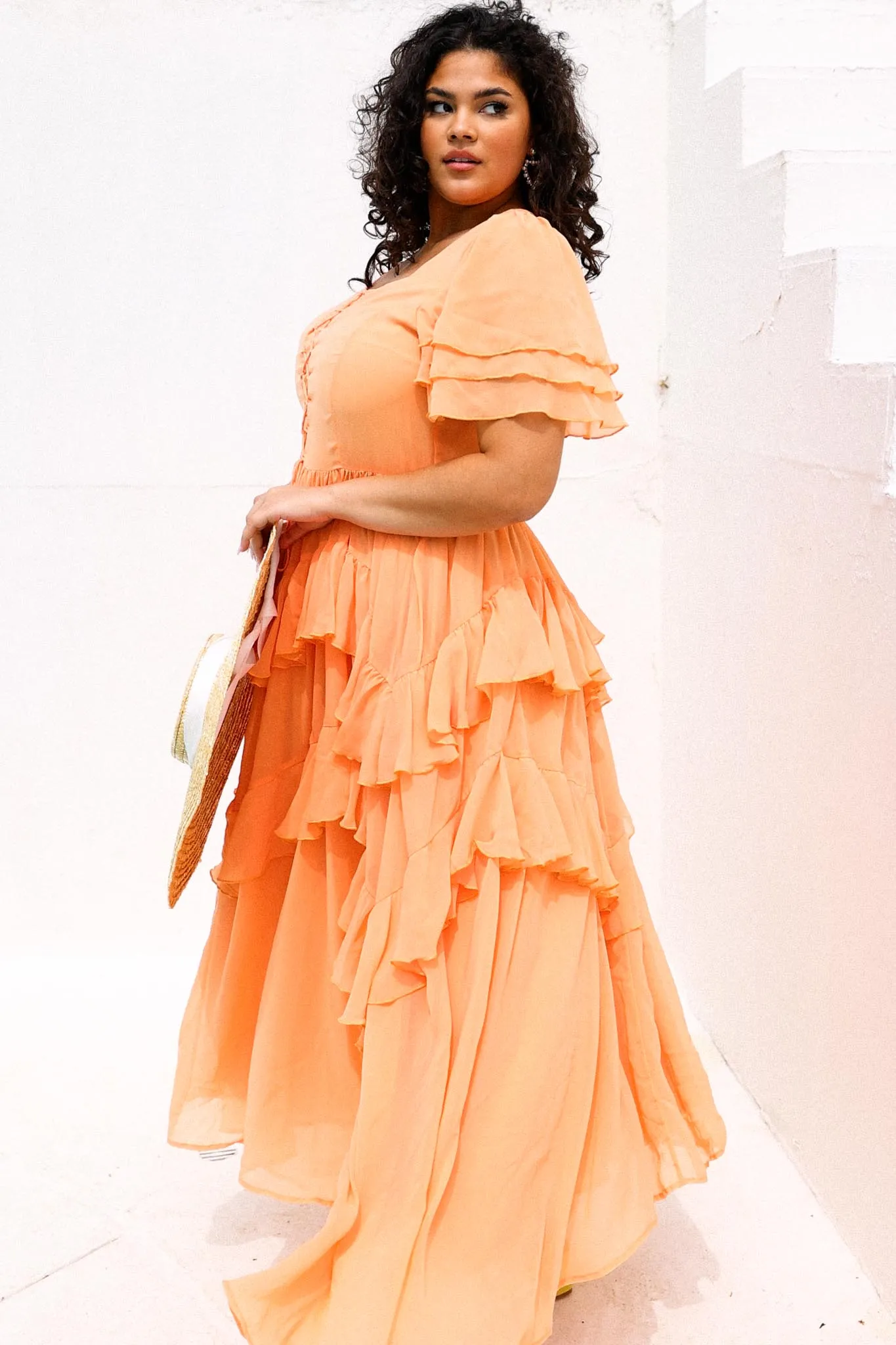 Solana Dress in Apricot - FINAL SALE sold by Ivy City Co product image thumbnail 2
