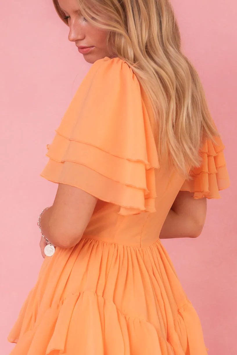 Solana Dress in Apricot - FINAL SALE sold by Ivy City Co product image thumbnail 4