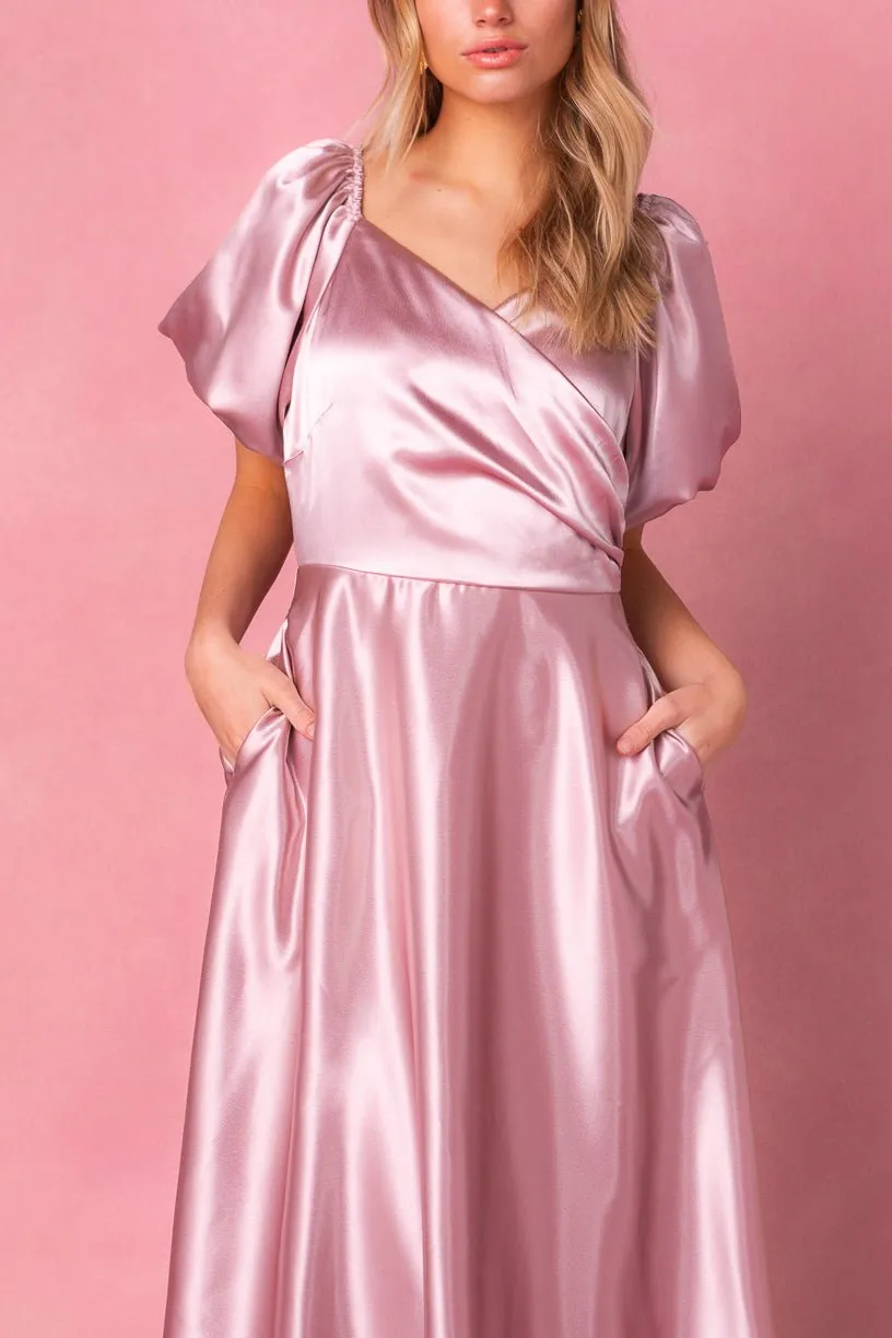 Tessie Dress in Blush sold by Ivy City Co product image thumbnail 3