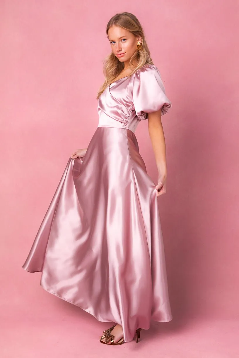 Tessie Dress in Blush sold by Ivy City Co