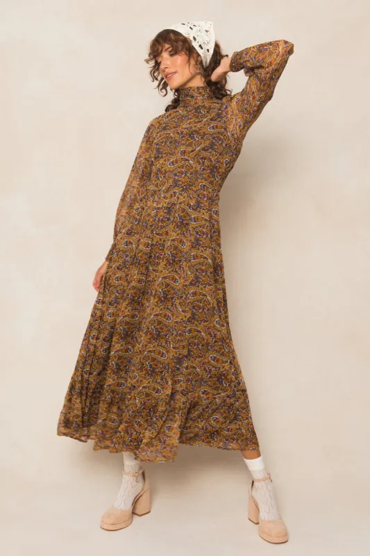 Payton Dress in Paisley sold by Ivy City Co