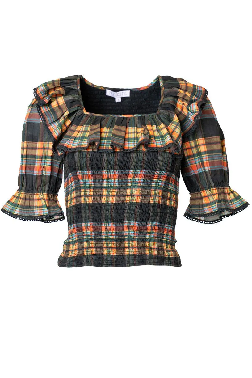Gracie Top in Plaid - FINAL SALE sold by Ivy City Co product image thumbnail 2