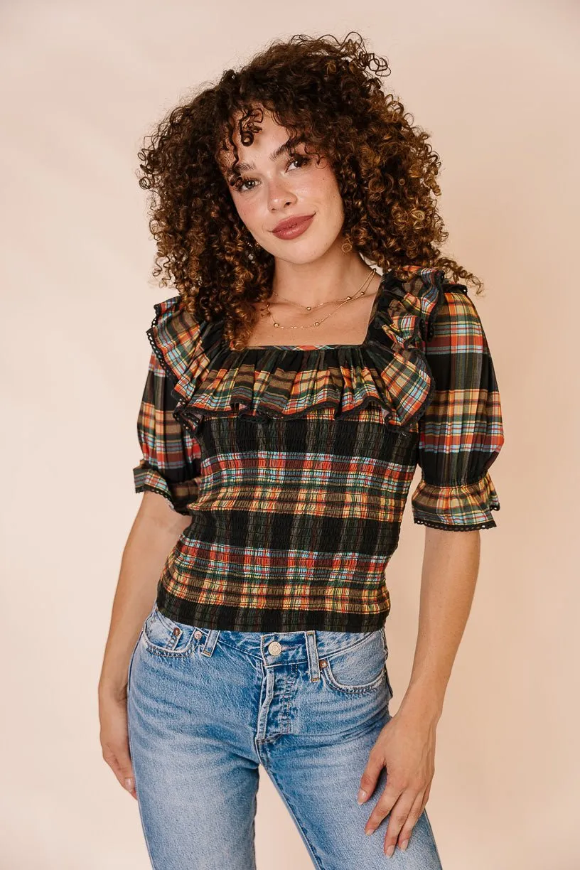 Gracie Top in Plaid - FINAL SALE sold by Ivy City Co product image thumbnail 4